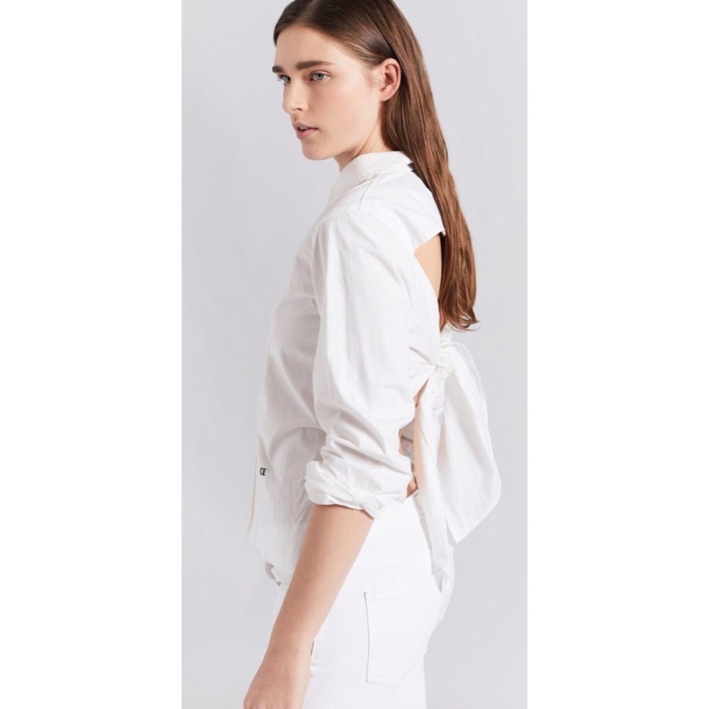 NEW Current Elliot DES shirt with tie back